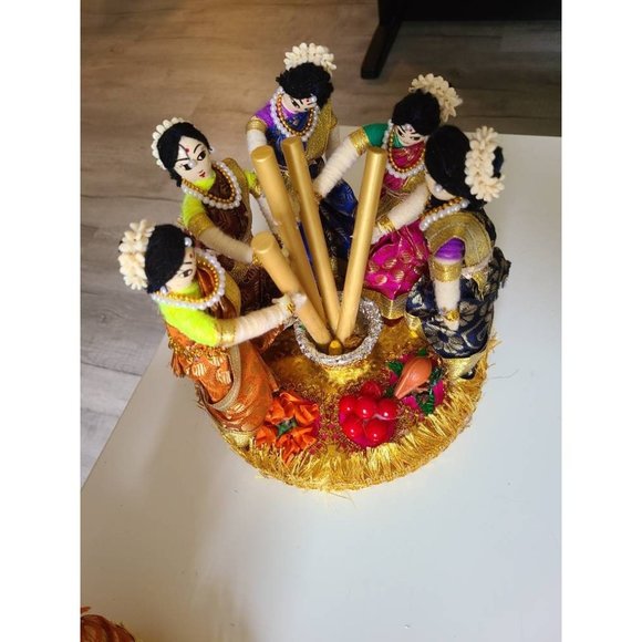 New Handmade wire Doll set-Home decor glued- Hand painted Home decor - Picture 7 of 8